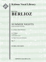 Summer Nights, Op. 7 (Les nuits d'été ): 6. L'isle Inconnue (original key of F)